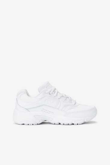 Fila Femme Memory Workshift Slip Resistant Shoe Wht/Wht/Wht Fila France TJR-709518